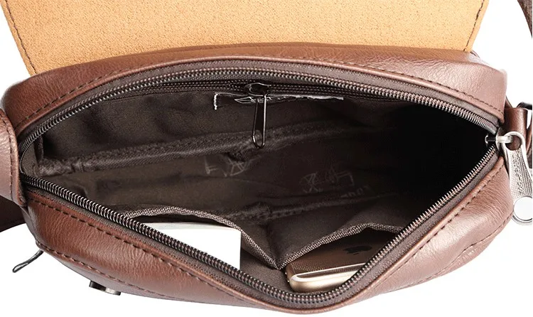 Три-коробка кожа Для мужчин сумка Мода сумка Марка Дизайн высокое качество Повседневное Crossbody сумка Винтаж Сумки