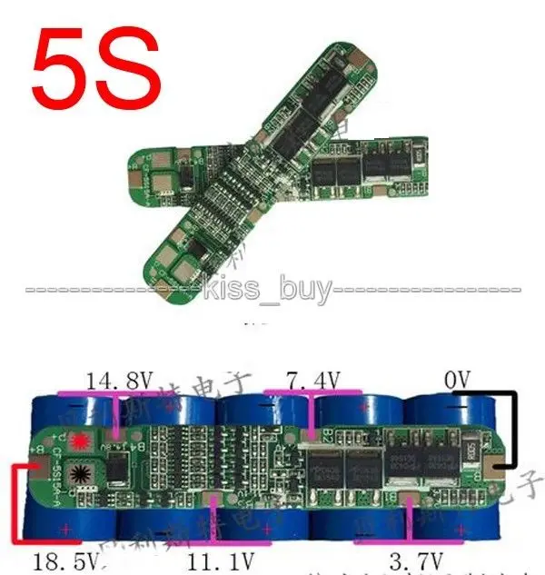 5S 18 В в 21 5 ячеек 15A литий ионный аккумулятор BMS 18650 модуль защиты зарядного