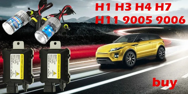 Afaecar 35w 12V hid H1 H3 H7 H11 9005 HB3 HB4 9006 4300K 6000K 8000K 10000K ксенона d2s фар лампа