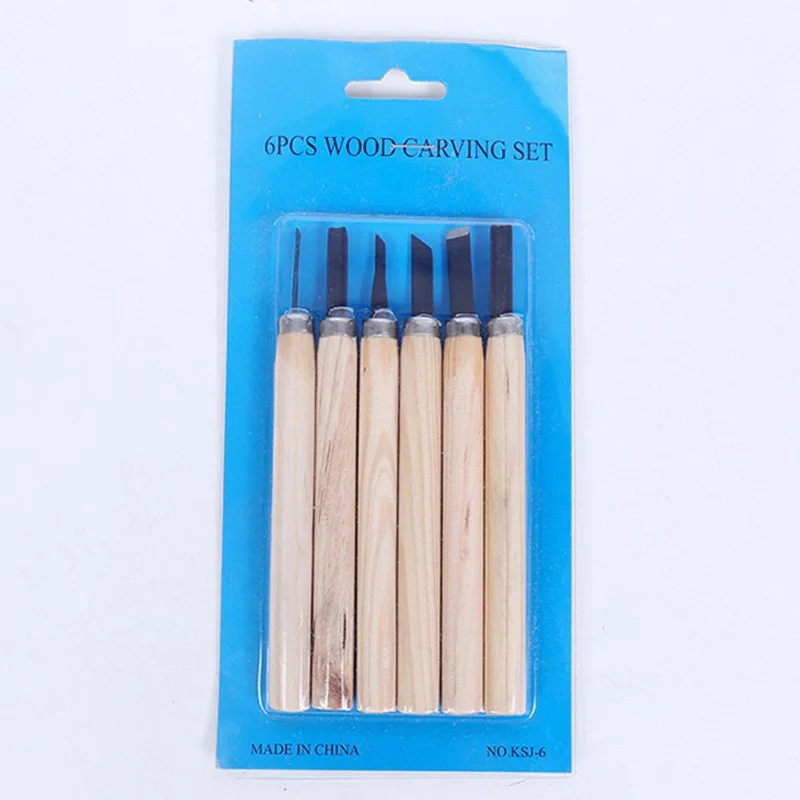 6-PC Set of Woodworking Chisels