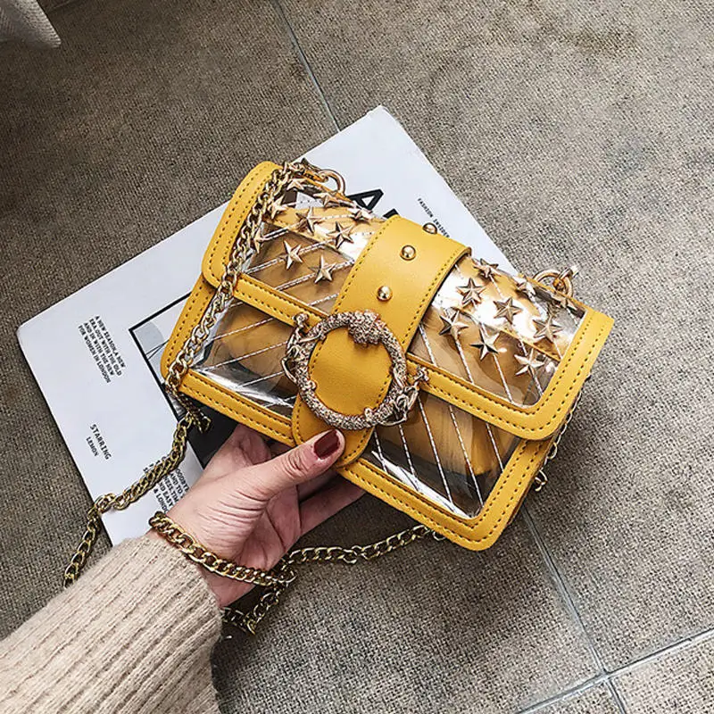

Small Transparent Women's Bag Female Handbag Lady High Quality Messenger Bags Sling Handbags Designer Shoulder & Crossbody A Bag