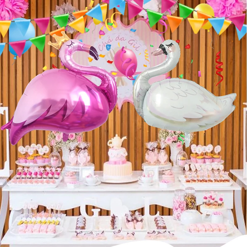 

Crown Flamingo Swan Helium Foil Balloon Inflatable Wedding Decoration Ballon Happy Birthday Kids Adult Party Toys Supplies