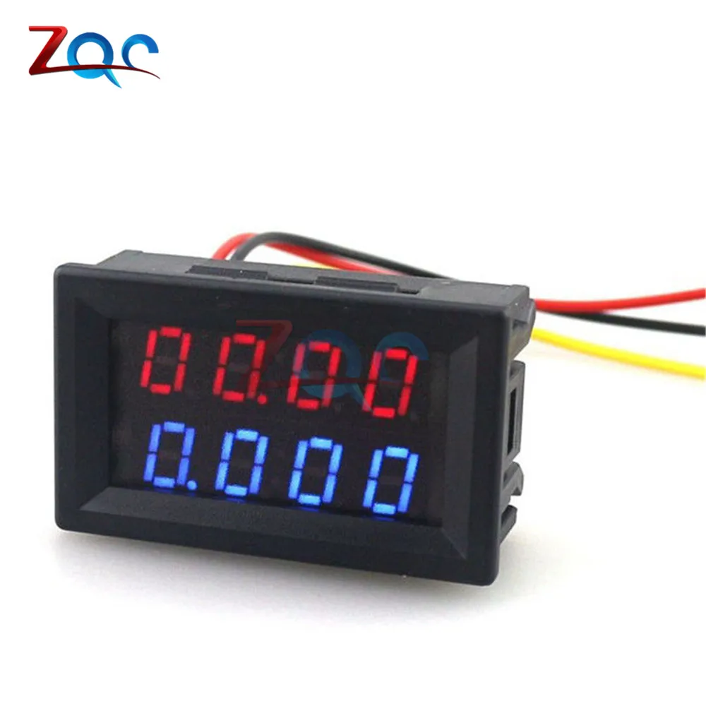 0.28 Inch Digital DC Voltmeter Ammeter 4 Bit 5 Wires DC
