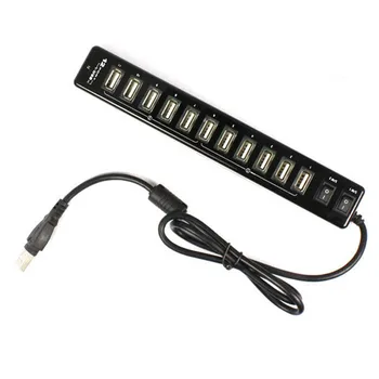 

New 12 Ports High Speed 2-ON / OFF Sharing Switch USB2.0 HUB for Laptop PC usb fan for charger for data transfer 2018 A20