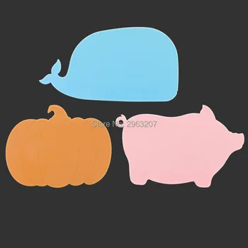 

6 Sets Cartoon Classify Non-Slip Cutting Block Set Eco-Friendly Chopping Block Kitchen Fruits Food Vegetable Board Kitchen Tool