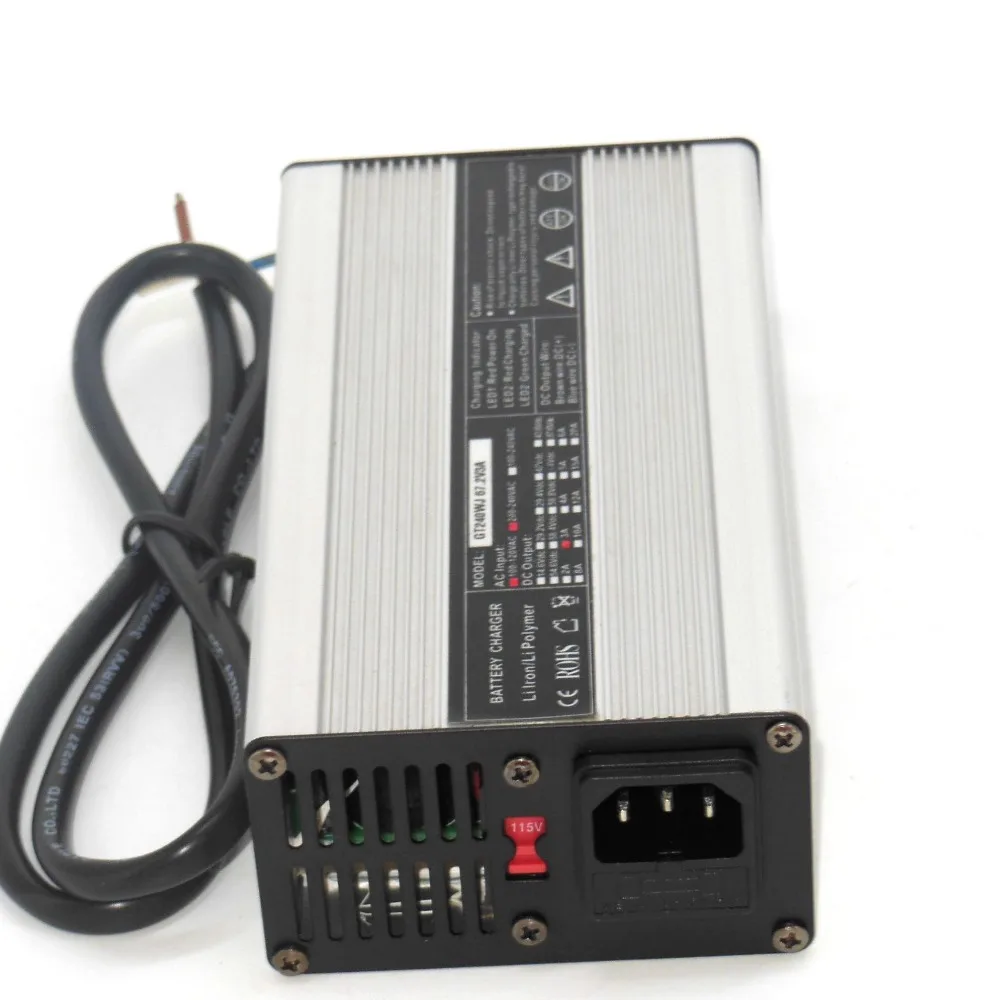E-Bike 67.2 Volt 3.0Amp 16S Lipo/LiMnO4 battery charger High Quality with Aluminum housing 60V 3A Lithium battery charger E-Bike 67.2 Volt 3.0Amp 16S Lipo/LiMnO4 battery charger High Quality with Aluminum housing 60V 3A Lithium battery charger