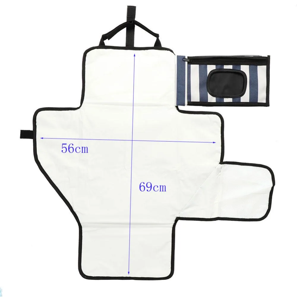 Портативный коврик для переодевания малыша, сумка для подгузников, складная Пеленка, сменная сумка, съемная наклейка, сумка для коляски для путешествий на открытом воздухе