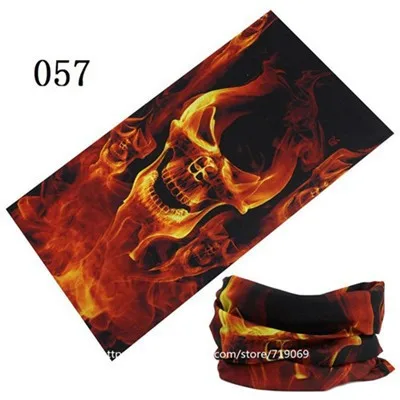 Skull Series Bandanas Sport Bicycle Motorcycle Variety Turban Magic Headband Veil Multi Head Scarf Scarves Face Mask Wrap mens navy scarf
