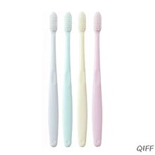 4 шт./компл. Японский минималистский взрослых ультра зубные щетки с мягкой щетиной для головы Зубная щётка гигиены ротовой полости однотонные Цвет Семья с головных уборов