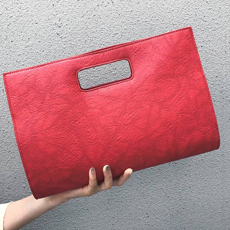 Women Leather Handbag Retro Clutch Bag Female Messenger Crossbody Shoulder Bags Lady Envelope Bag Party Purse Sac A Main SS7272 (3)