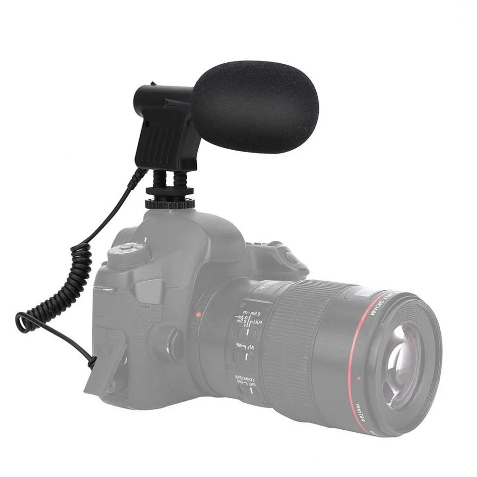 BOYA BY VM01 дробовик микрофон с направленным конденсатором Запись видео для Nikon D3300