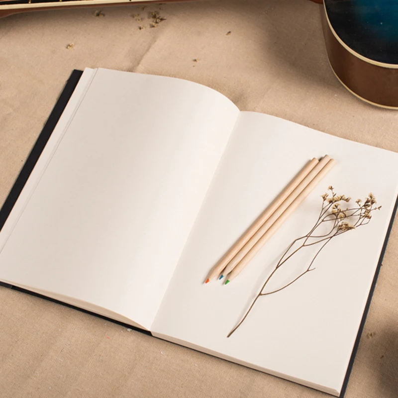 Kaufen EZONE Schwarz Karte Skizze Buch Sketch Kunst Marker Skizze Buch Für Malerei Zeichnung Retro Clssci Schule Büro Liefern Papelaria