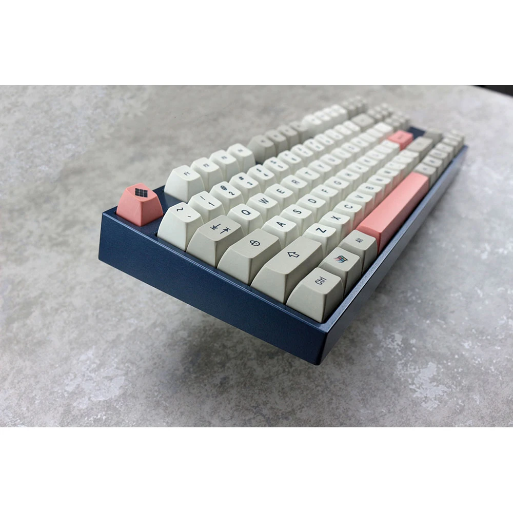 MP SA 9009 цветные ретро колпачки для ключей вишневые ПБТ красители профиль