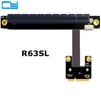 

Riser mPCIe Mini PCIe Half WAN WiFi To PCIe 16x PCI-E x16 adapter Card Right Left elbow 128G/bps Mini-PCIe Riser Ribbon cable