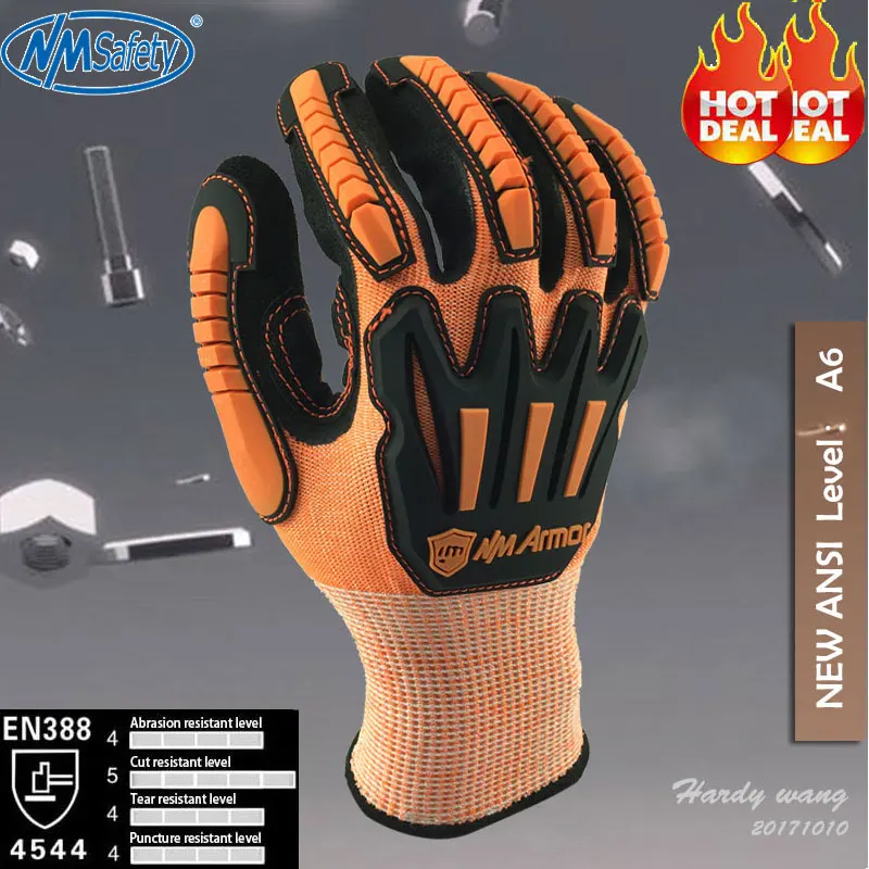 NMSafety Anti Vibration Safety Glove and Shock Resistant Glove with