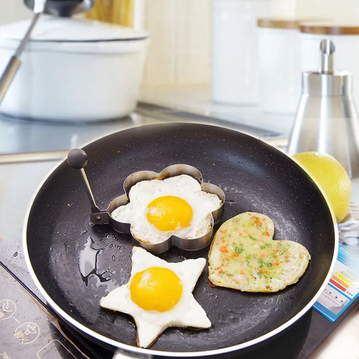 Кухонная Форма для яиц из нержавеющей стали, форма для блинов, кухонная форма для приготовления пищи, обжаривание яиц, омлетная форма