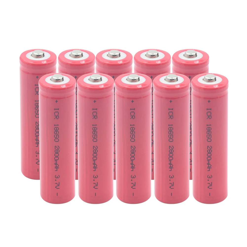 18650 Батарея 3 7 V 2800mAh перезаряжаемый литиевый непрерывный разряд Выделенные