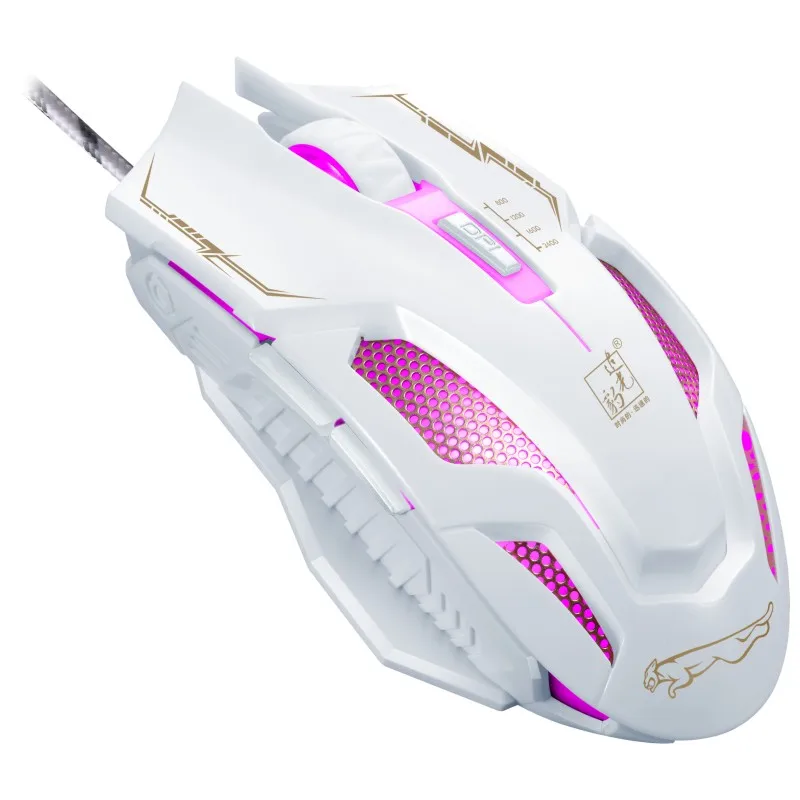 Wired Gaming Mouse Best Touching Feeling 4Modes 800/1200/1800/2400DPI Ergonomico Gamer for LOL Dota souris gamer | Компьютеры и офис