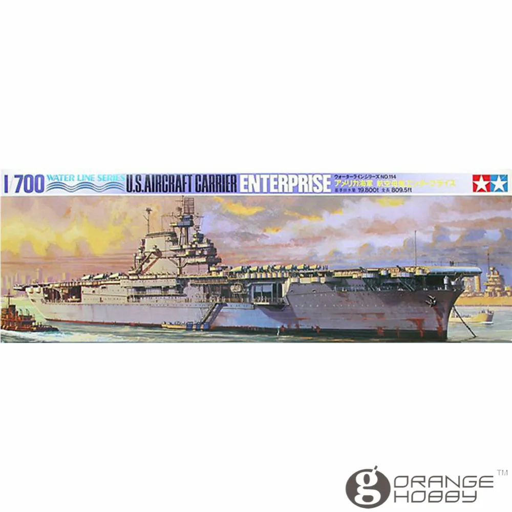

OHS Tamiya 77514 1/700 U.S. AC Enterprise Assembly Scale Military Ship Model Building Kits G