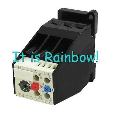 

Free Shipping 12.5A Rated Current 690V Thermal Overload Relay JRS2-63 1 NO 1 NC