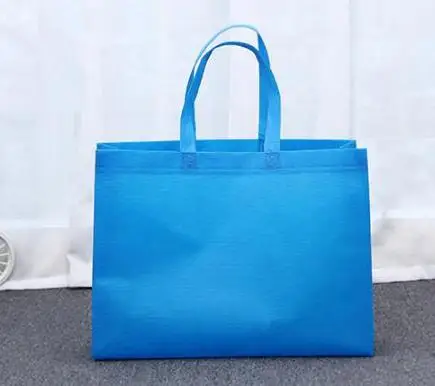 L Blue ETya, Женская Складная сумка для покупок, многоразовые, эко, большие, унисекс, тканевые, нетканые, сумки на плечо, сумка для покупок, тканевая сумка - Цвет: L Blue