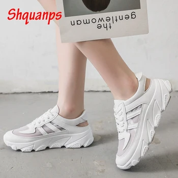 

Shoes Woman Sneakers Summer Mesh Breathable Shoes Casual Walking Platform Shoes Female Trainers White Scarpe Zapatos De Mujer