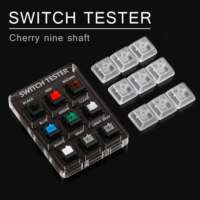 kbdfas Mechanical Keyboard Switches 9 Cherry MX Keyboard Tester Clear