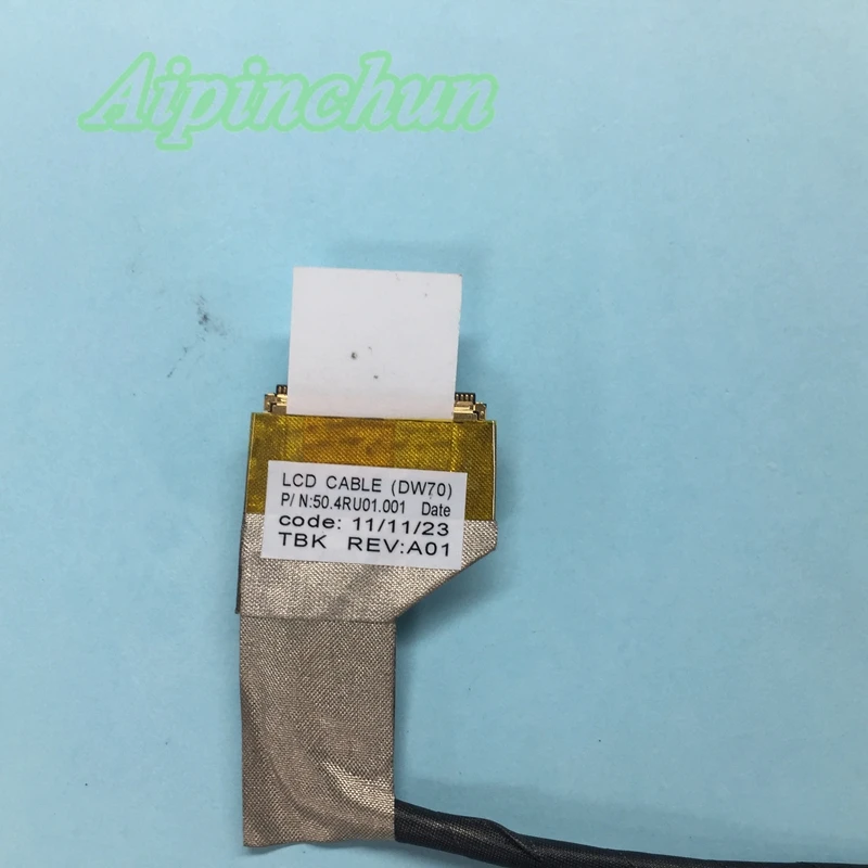 DW70 for Dell Vostro 3700 V3700 Laptop Screen LCD Flex Video Cable P//N:50.4RU01.001 0FWGVX - Computer Cables Aipinchun LCD Cable Cable Length: Other
