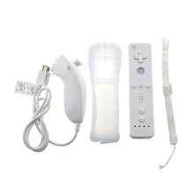 For Nintend Wii 2 in 1 Remote Gamepad Controller Without Motion Plus Bluetooth Wireless Remote Controle For Wii Nunchuck Joypad
