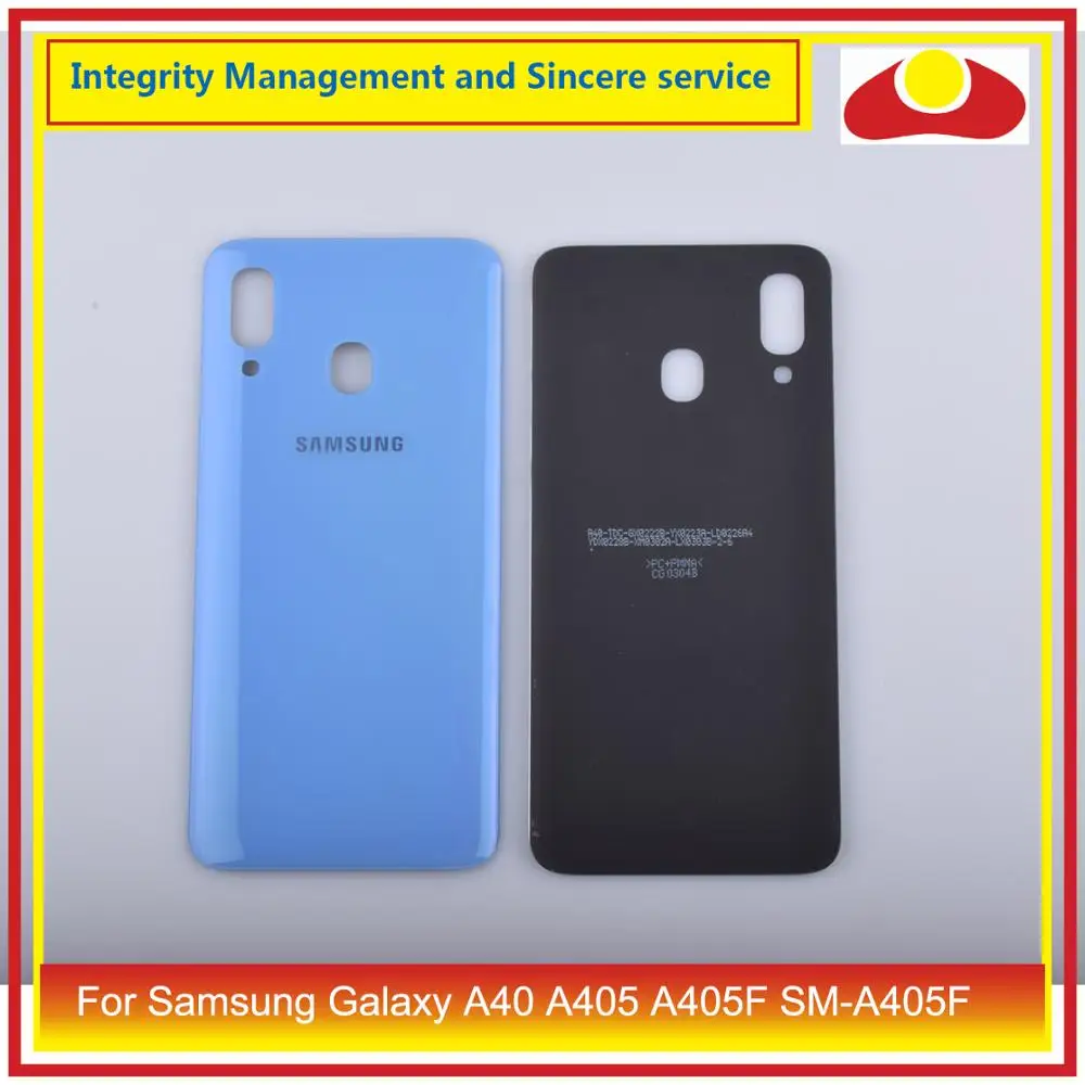 Задняя крышка батарейного отсека для Samsung Galaxy A40 A405 A405F стеклянная корпуса задняя