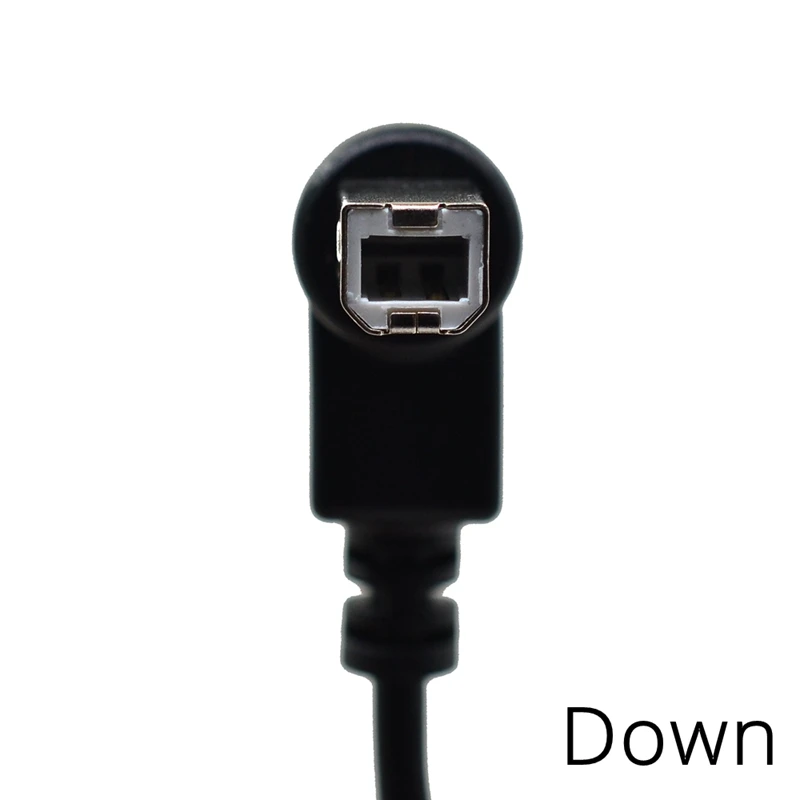 Вверх вниз вправо влево Угловой 90 градусов USB принтер сканер кабель 25 см 2 0 B