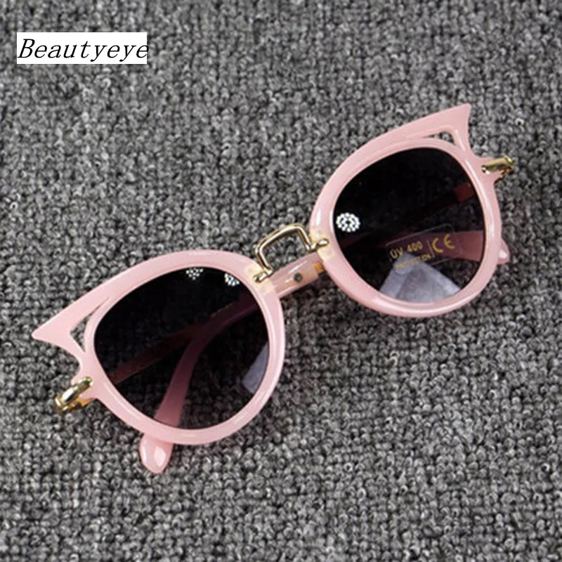 Детские солнцезащитные очки Beautyeye 2018 брендовые кошачий глаз для девочек и