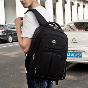 

newhotstacy bag 10092817 new men's double shoulder oxford bag school student book backpack