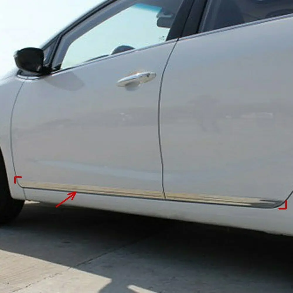 

For Kia Forte Cerato K3 2013-2016 Stainless Side Door Body Cover Trim Moulding
