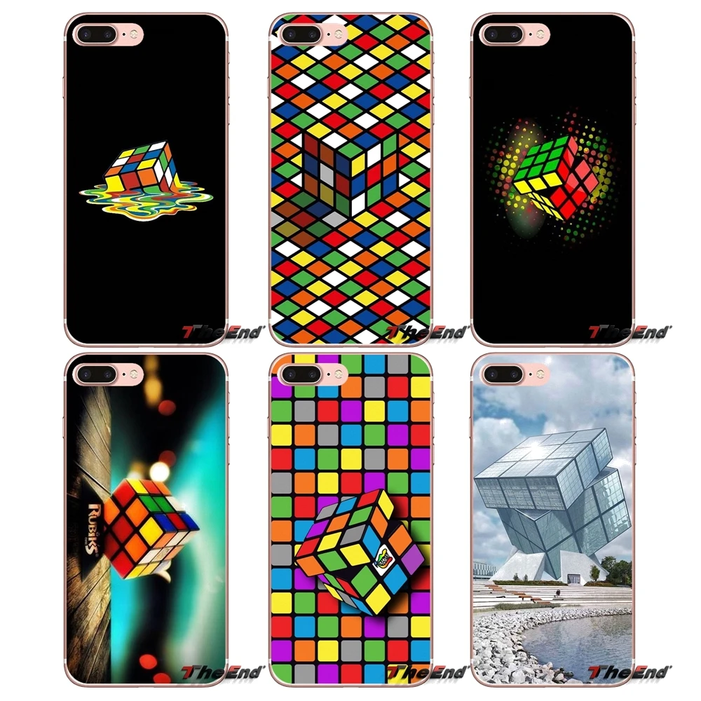 

Rubiks Cube Classic Magic Toys Customize Case For Huawei Honor 5A LYO-L21 Y6 II Compact Y5 2 Y5II Mate 10 Lite Nova 2i 9i Fundas