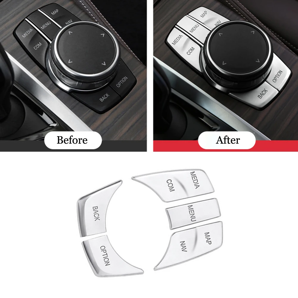 54115 for bmw  idrive button sticker 3