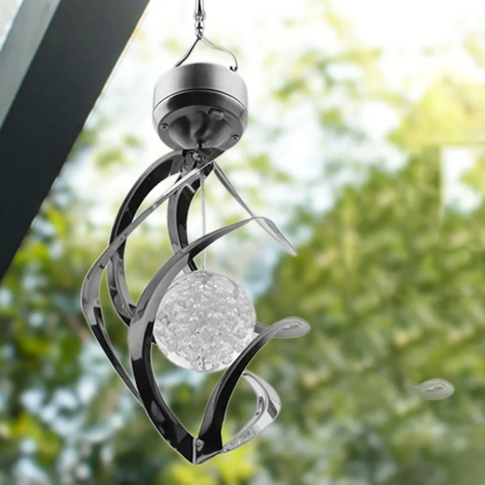 Солнечный светодио дный лампа Wind Chime свет A109 открытый лампы прочный Цвет