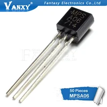 50 шт. MPSA06 A06 TO-92 TO92 Триод электронных