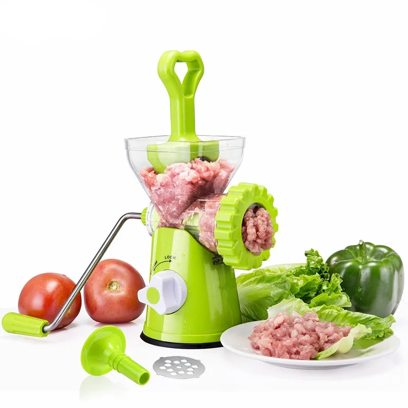 Buy Manual Meat Grinder Vegetable Cheese Cutter Drum Grater Chopper Shredder