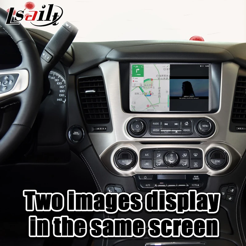 Lsailt Android GPS навигация для Yukon 2014 2018 GMC Intellink видео интерфейс с Carplay YouTube Escalade|GPS