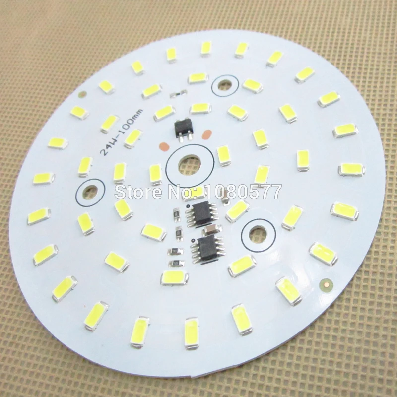 Светодиодные лампы PCB 1 шт. 220 В переменного тока SMD 5730 с регулируемой яркостью