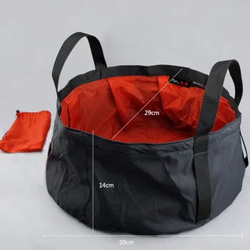 

8.5L Portable Outdoor Travel Foldable Folding Camping Washbasin Basin Bucket Bowl Sink Washing Bag Water Bucket Ultra-light