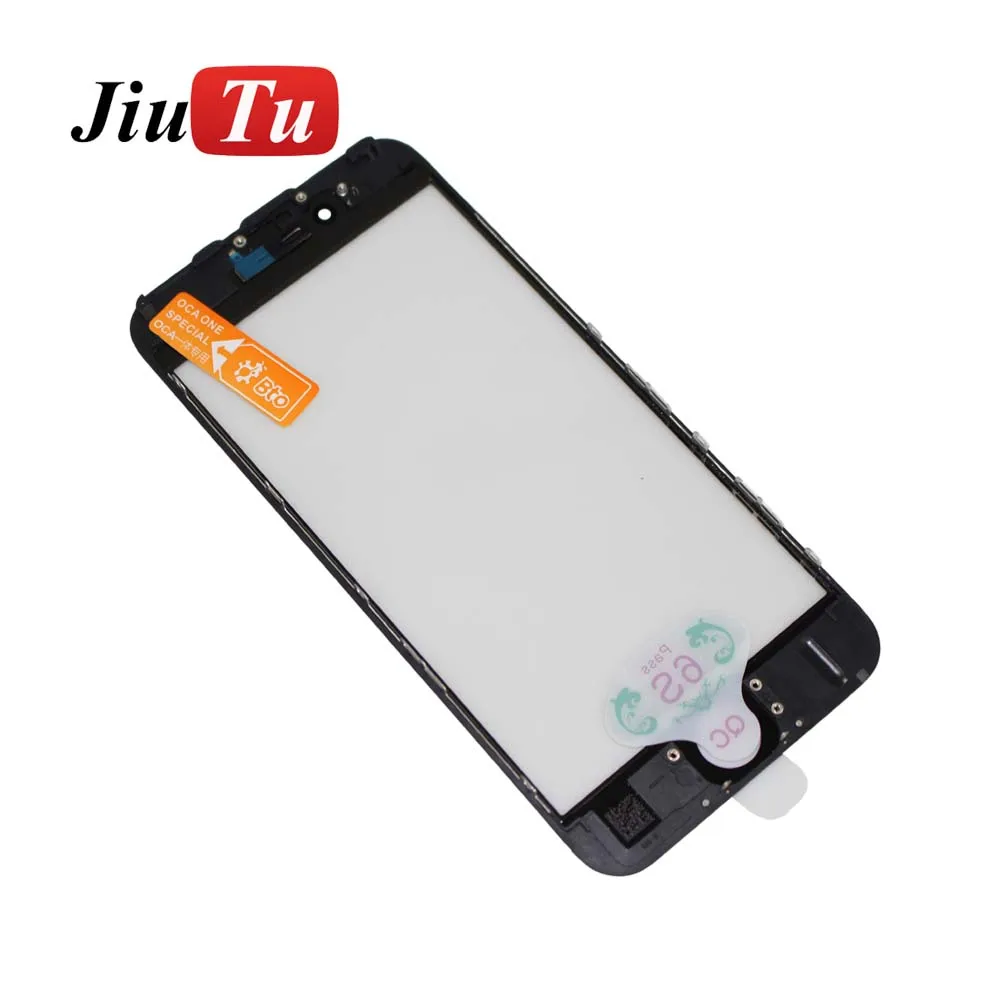 10 шт. Переднее стекло+ рамка+ OCA пленка холодного отжима для iPhone 6/6 Plus/6s/6s Plus/7/7 Plus/8/8 Plus ЖК-сенсорный экран Замена части