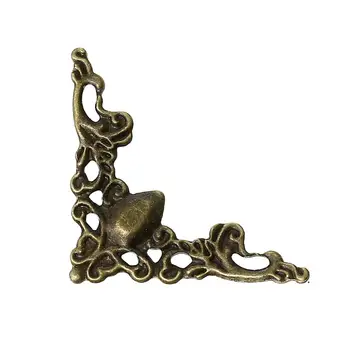 

DoreenBeads Embellishments Findings Filigree Wraps Connectors Triangle Antique Bronze 22mm x 22mm,9 PCs