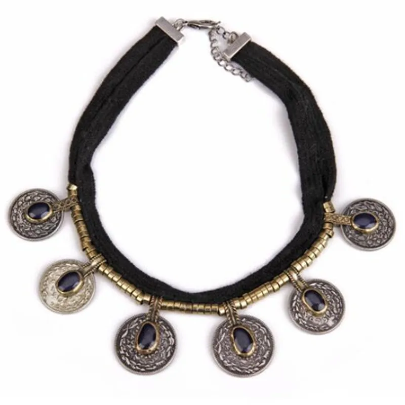 

Wing Yuk Tak Sale Women Rope Chain Trendy Collier Collares Necklace New Design Velvet Round Statement Necklaces Fashion Jewelry