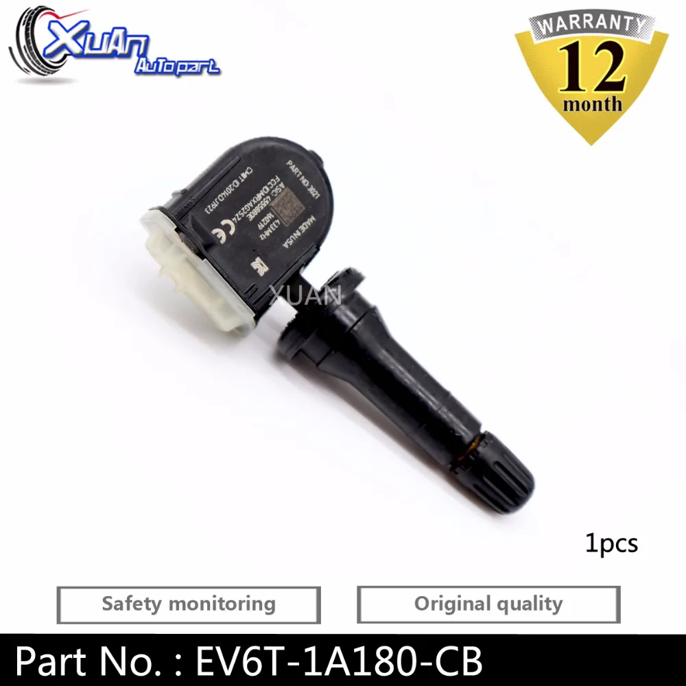 

XUAN 1PCS Tire Pressure Monitor Sensor TPMS For For Ford F-150 Fiesta Focus F-Series Ka+ Kuga Mondeo EV6T-1A180-CB EV6T-1A150-CB