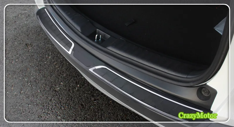 

For Honda CRV 2017 2018 1pcs ABS Plastic Outer rear bumper foot plate cover trim car styling accessories
