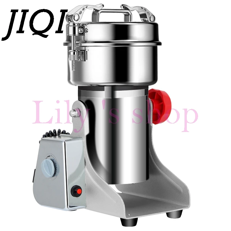 JIQI 750 г Электрический зерна Специи grinder китайской медицины злаков Кофе сухая еда порошок дробилка мельница шлифовальные станки 110V 220V