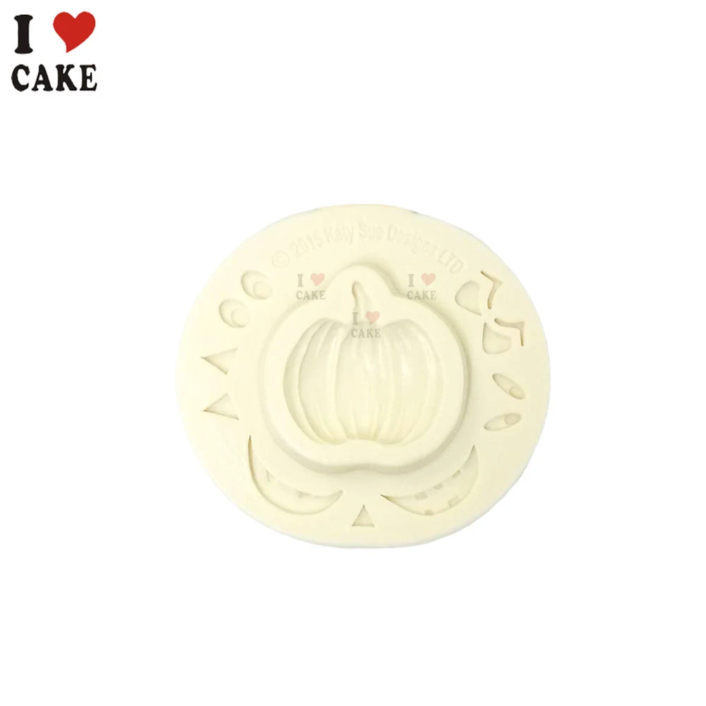 New Arrival Halloween Pumpkin 3D Silicone Fondant Cake Decorating Mold