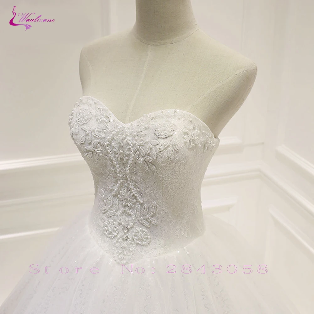 Waulizane CUSTOM MADEM Wedding Dress Custom Made With Beads Rhinestones Of Strapless Brdal Dress Floor Length Waulizane CUSTOM MADEM Wedding Dress Custom Made With Beads Rhinestones Of Strapless Brdal Dress Floor Length
